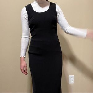 Vintage/90s Banana Republic Sheath dress, black